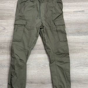 Men's Olive Cargo Pants